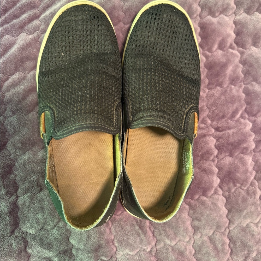 Women’s Olukai Pehuea slip on shoes- black